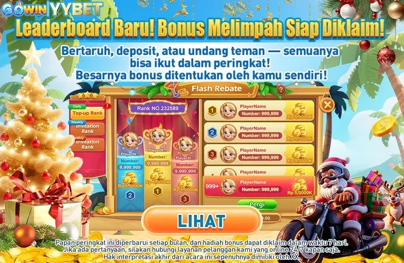 Leaderboard Baru! Bonus Melimpah Siap Diklaim!
